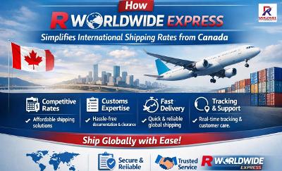 Streamline International Shipping Rates from Canada with R Worldwide Express